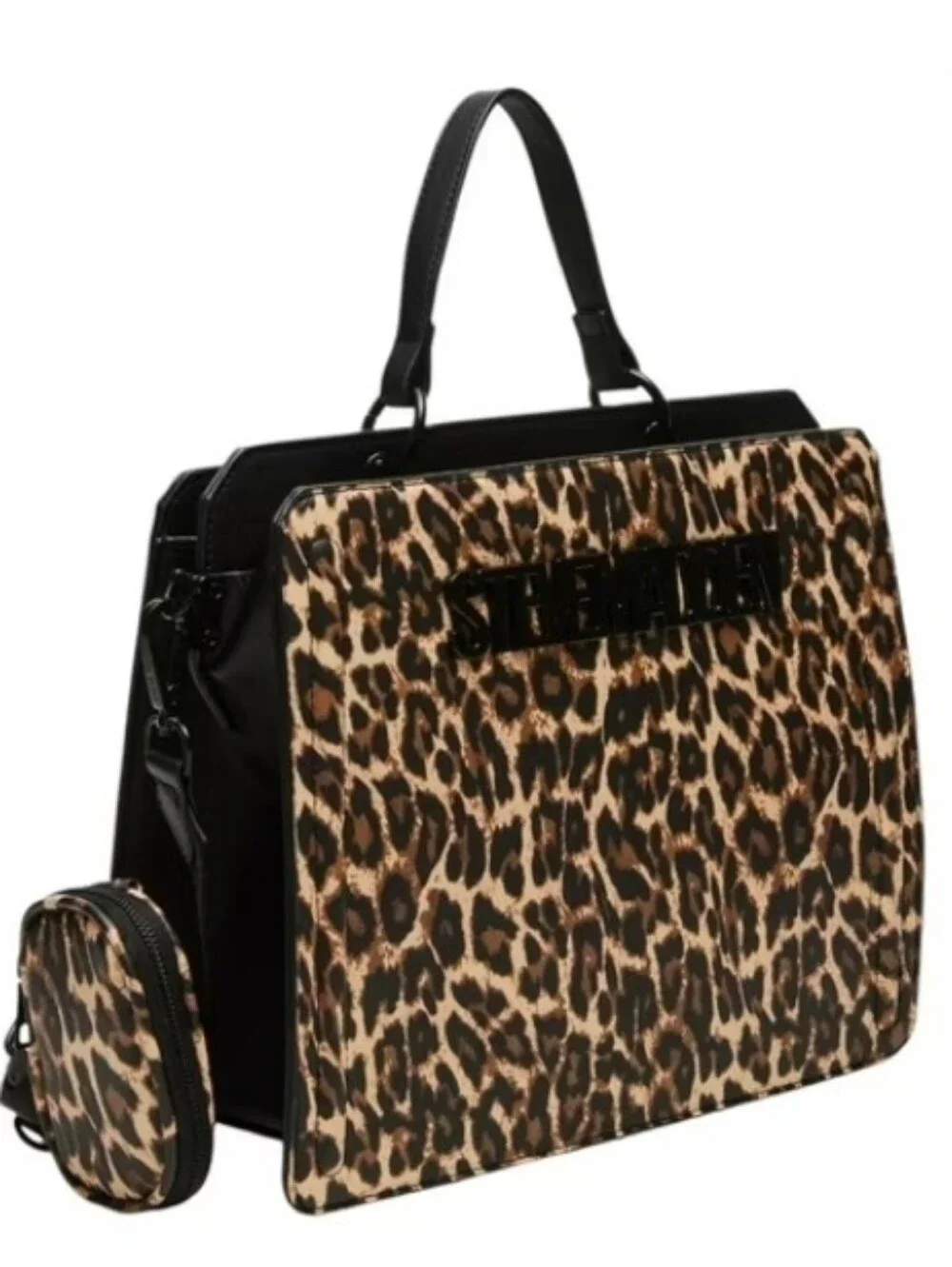 🆕️👜Steve Madden XL Bevelyn Leopard Satchel